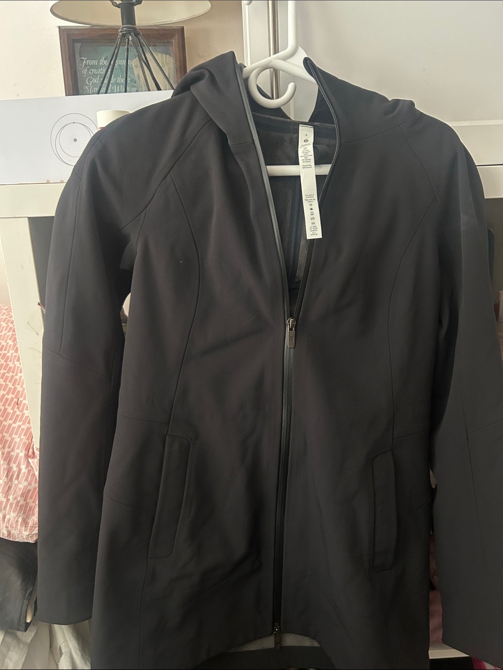 lululemon athletica Black Hooded Zip Jacket